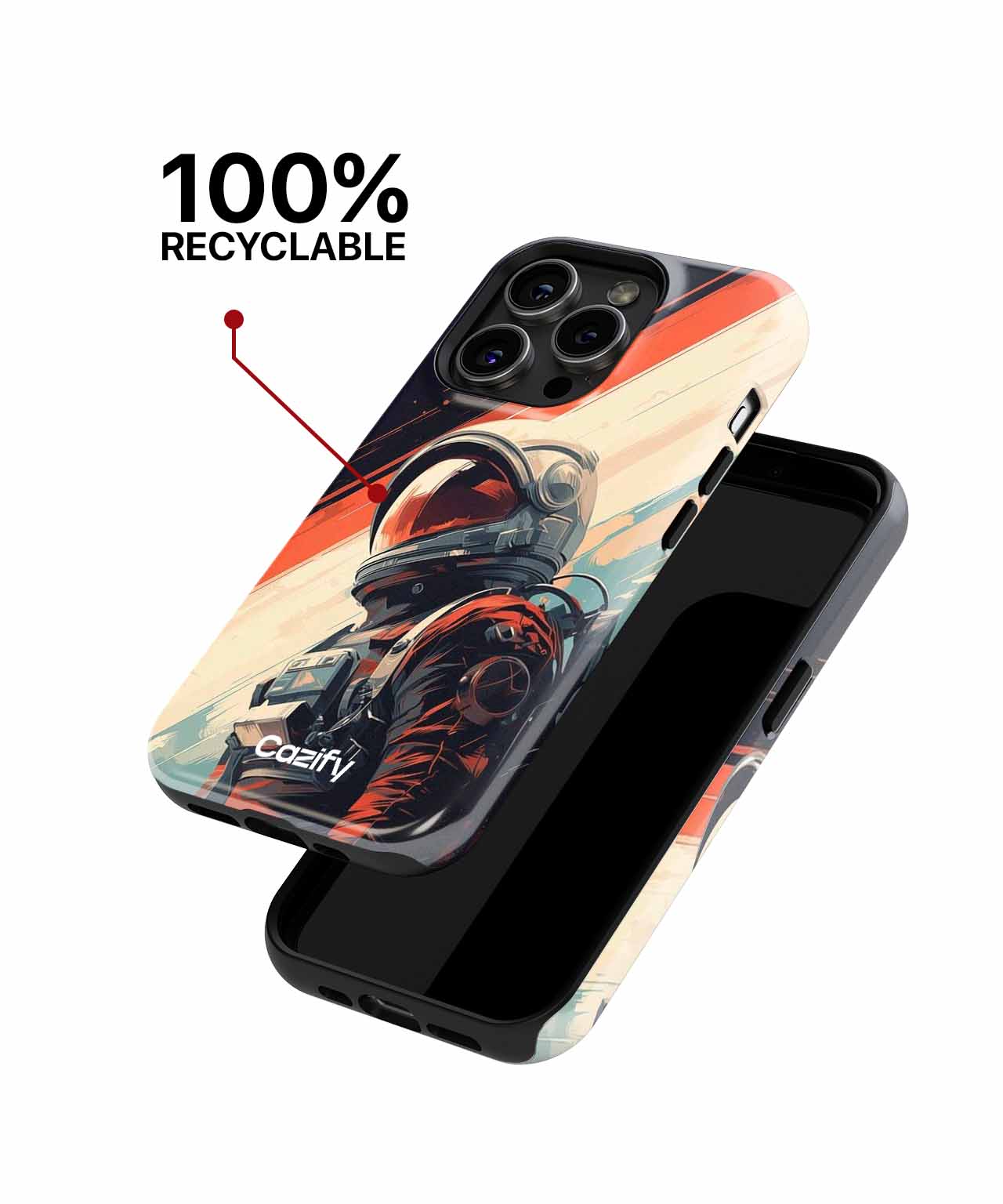 Cosmic Adventures in a Daring Spacesuit iPhone case Case Cazify - Delivery Canada