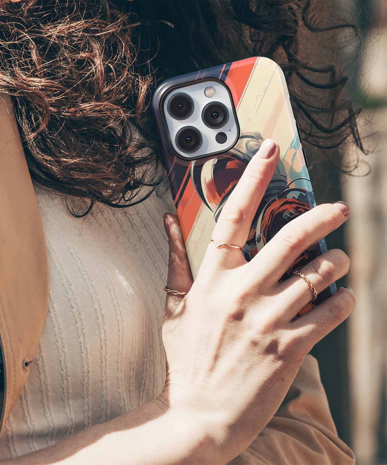 Cosmic Adventures in a Daring Spacesuit iPhone case Case Cazify - Delivery Canada