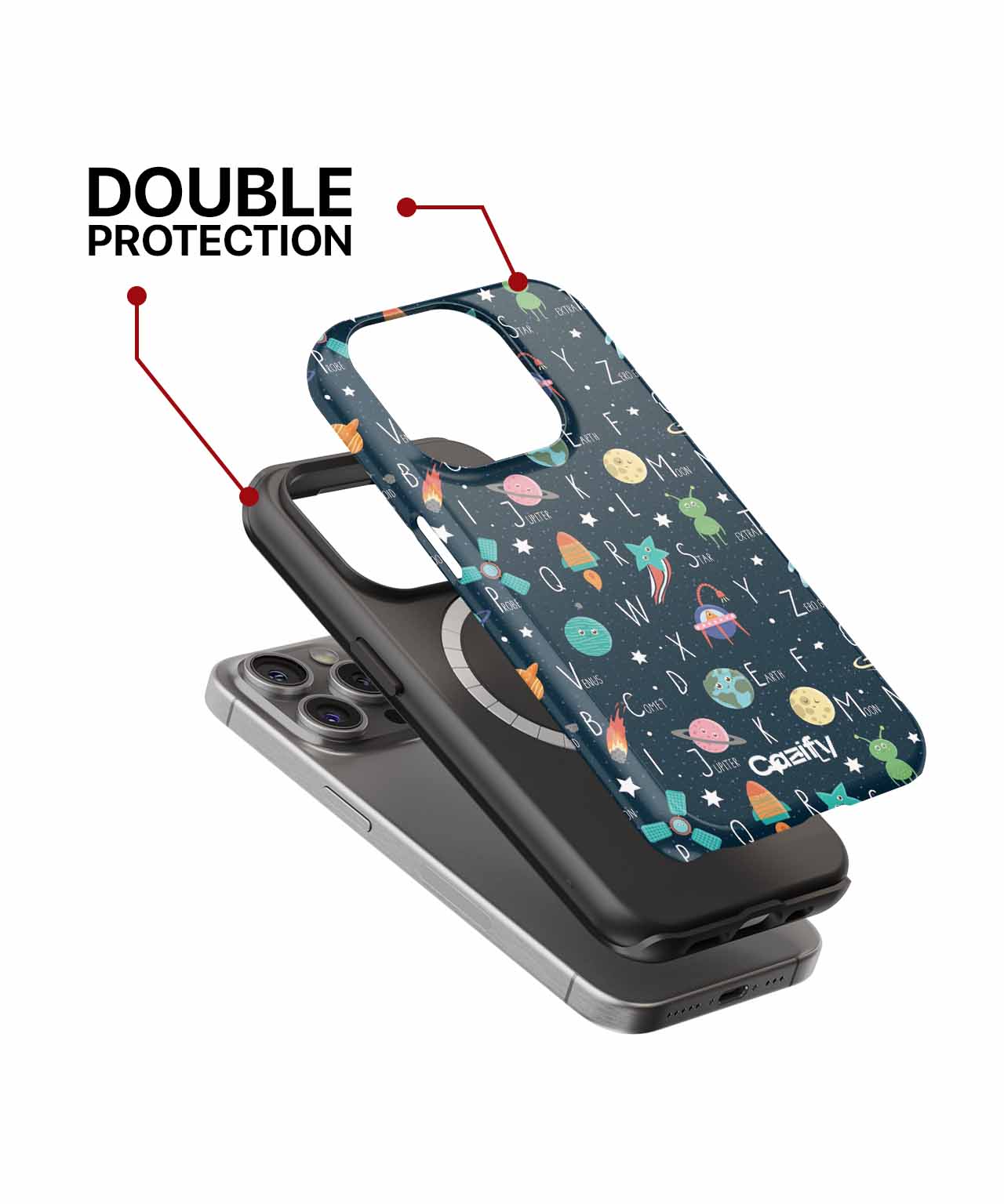 Cosmic Alphabet Adventure for Kids iPhone case Case Cazify - Delivery Canada