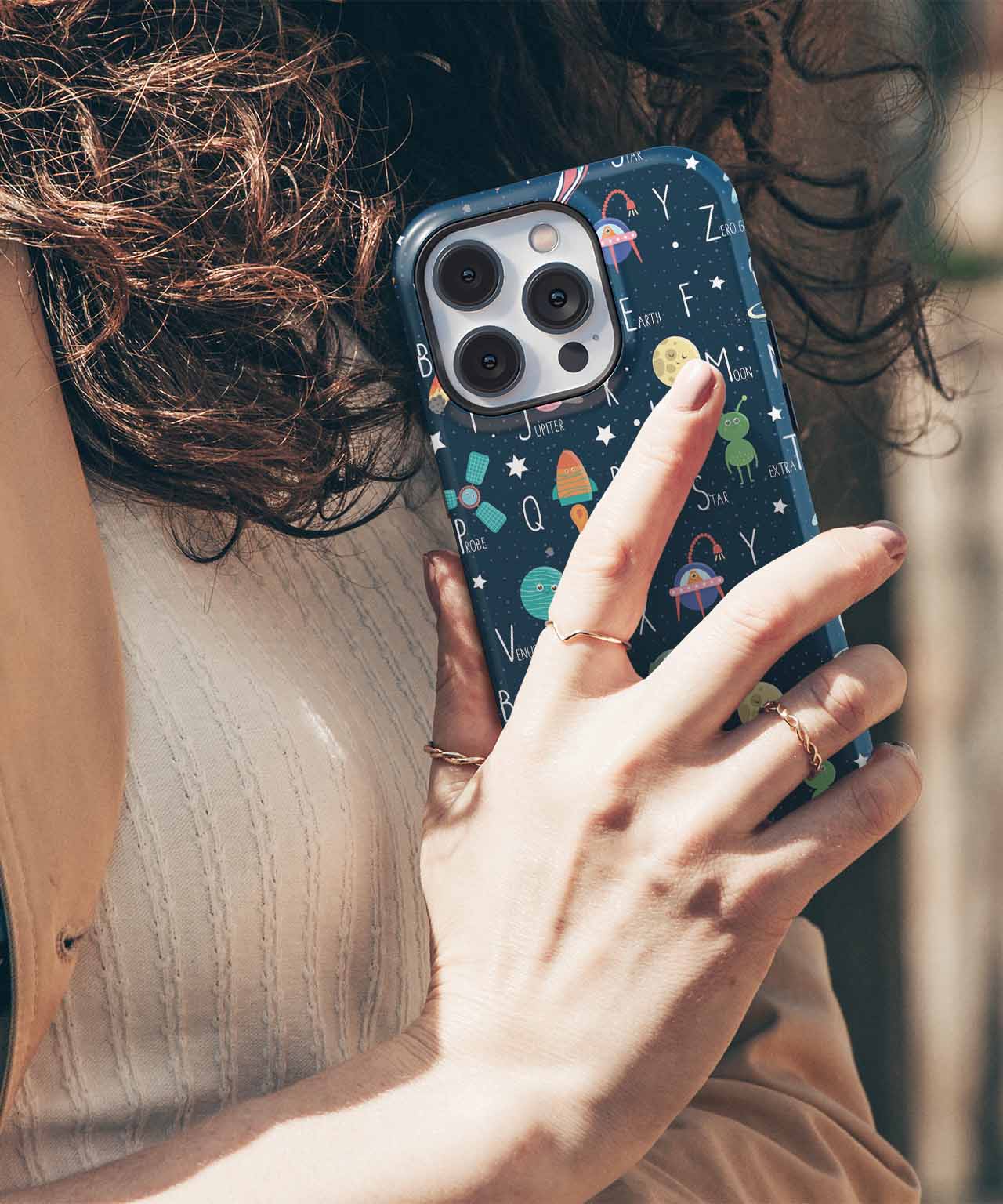 Cosmic Alphabet Adventure for Kids iPhone case Case Cazify - Delivery Canada