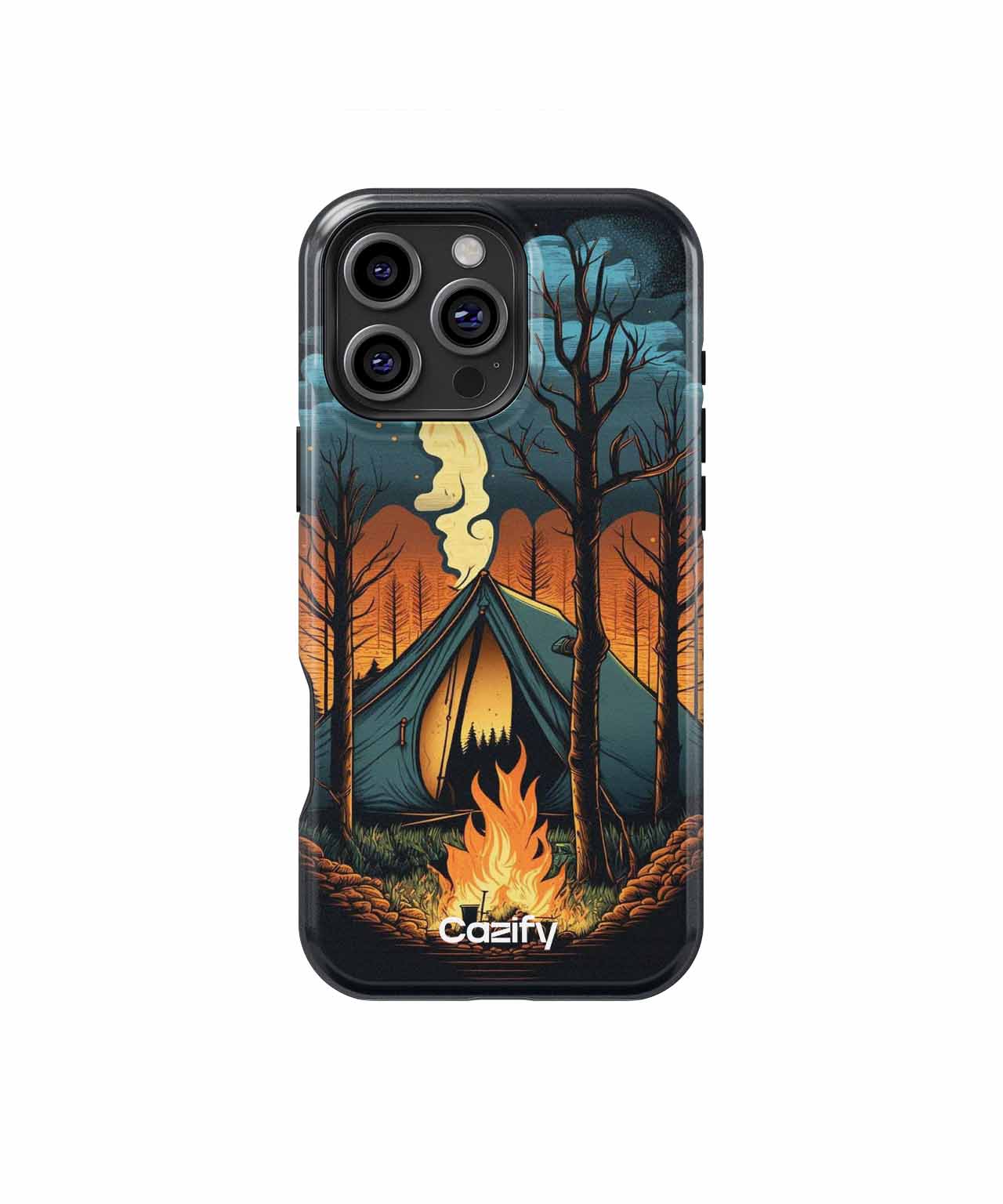Cosmic Campfire Adventures Under the Stars iPhone case Case Cazify - Delivery Canada