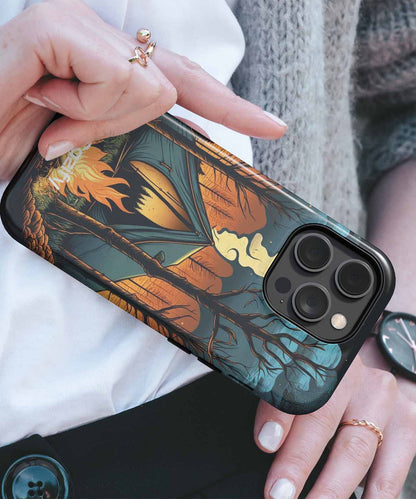 Cosmic Campfire Adventures Under the Stars iPhone case Case Cazify - Delivery Canada