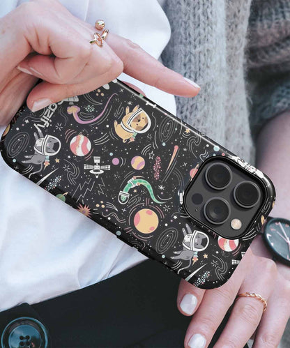 Cosmic Canine Adventures in Space iPhone case Case Cazify - Delivery Canada