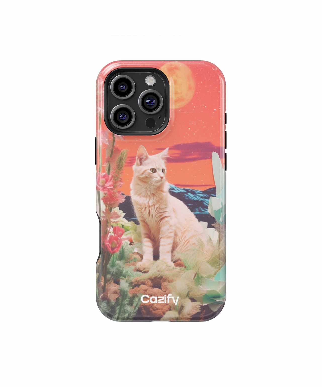 Cosmic Feline Adventure in a Dreamy World iPhone case Case Cazify - Delivery Canada