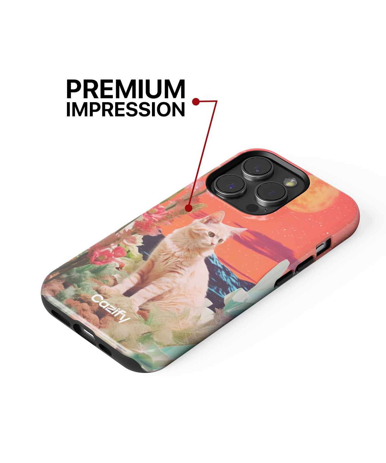 Cosmic Feline Adventure in a Dreamy World iPhone case Case Cazify - Delivery Canada