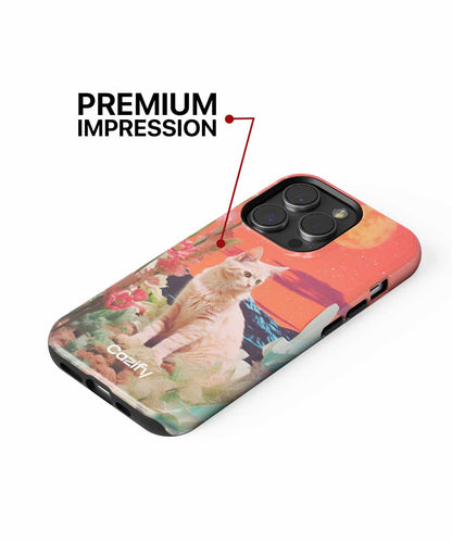 Cosmic Feline Adventure in a Dreamy World iPhone case Case Cazify - Delivery Canada