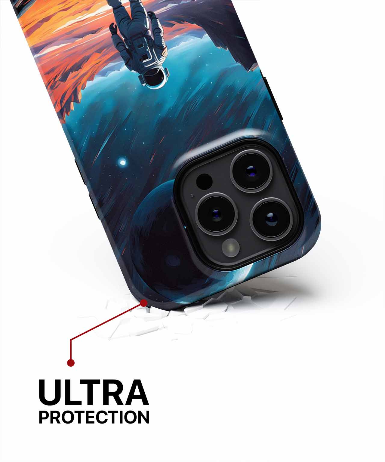 Cosmic Journey of the Astronaut iPhone case Case Cazify - Delivery Canada