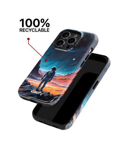 Cosmic Journey of the Astronaut iPhone case Case Cazify - Delivery Canada