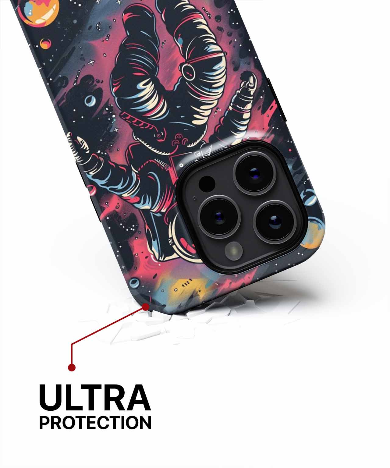 Cosmic Spacewalker Floating in Style iPhone case Case Cazify - Delivery Canada