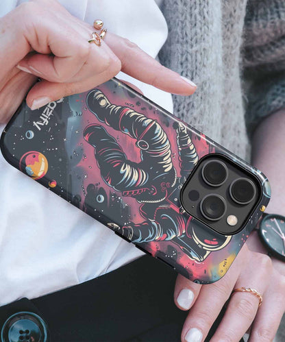 Cosmic Spacewalker Floating in Style iPhone case Case Cazify - Delivery Canada