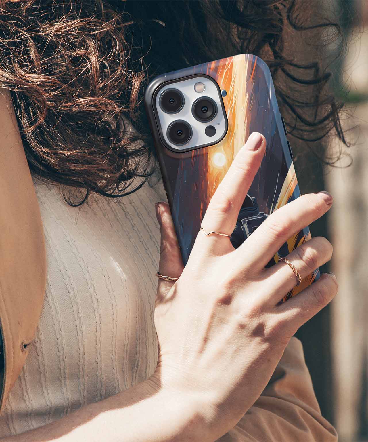 Cosmic Wonder and Starry Dreams iPhone case Case Cazify - Delivery Canada