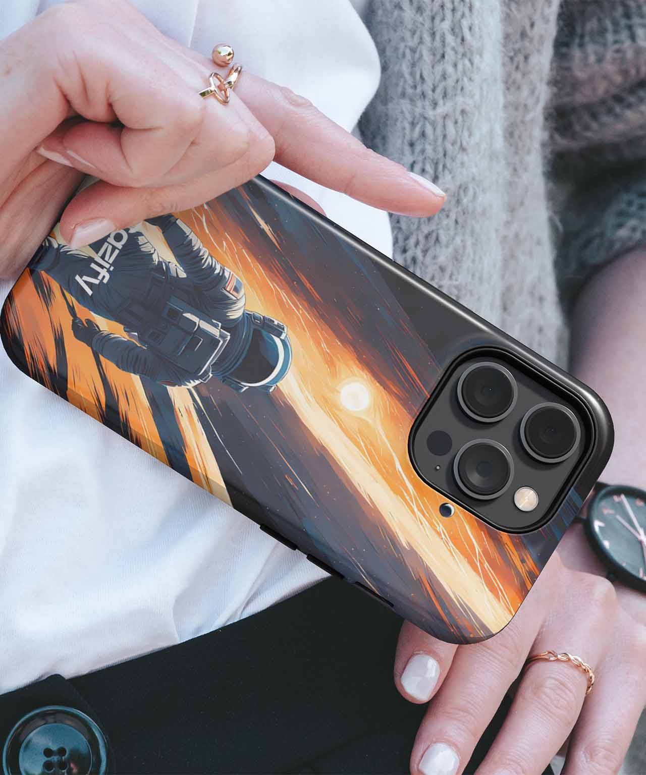 Cosmic Wonder and Starry Dreams iPhone case Case Cazify - Delivery Canada