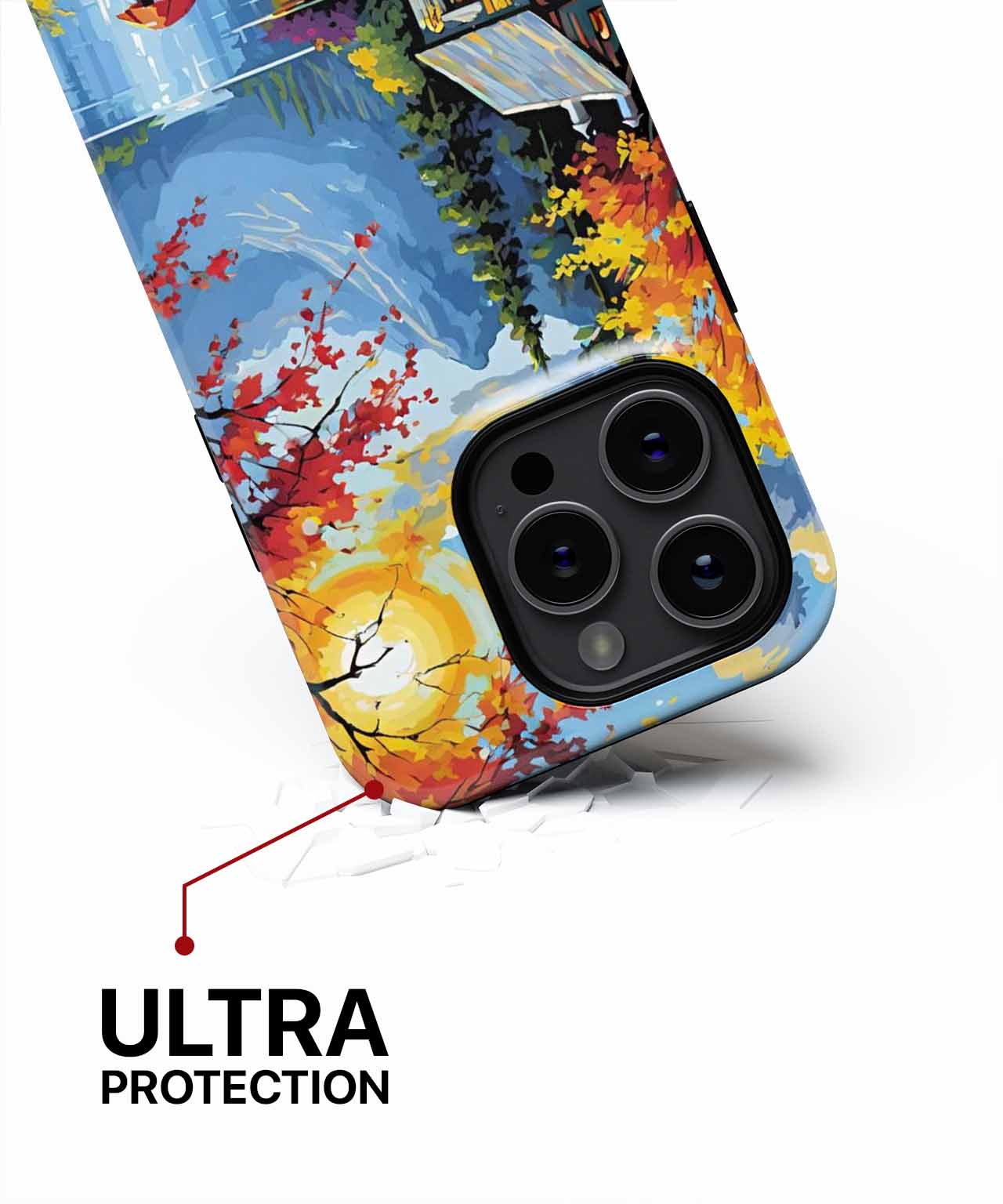 Cozy autumn retreat with vibrant colors iPhone case Case Cazify - Delivery Canada