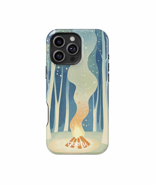 Cozy Campfire Under Starry Skies iPhone case Case Cazify - Delivery Canada