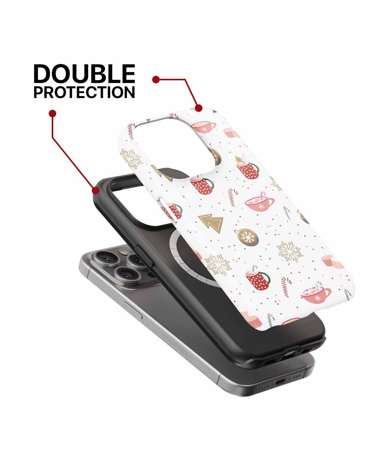 Cozy Christmas Treats In Every Cup iPhone case Case Cazify - Delivery Canada