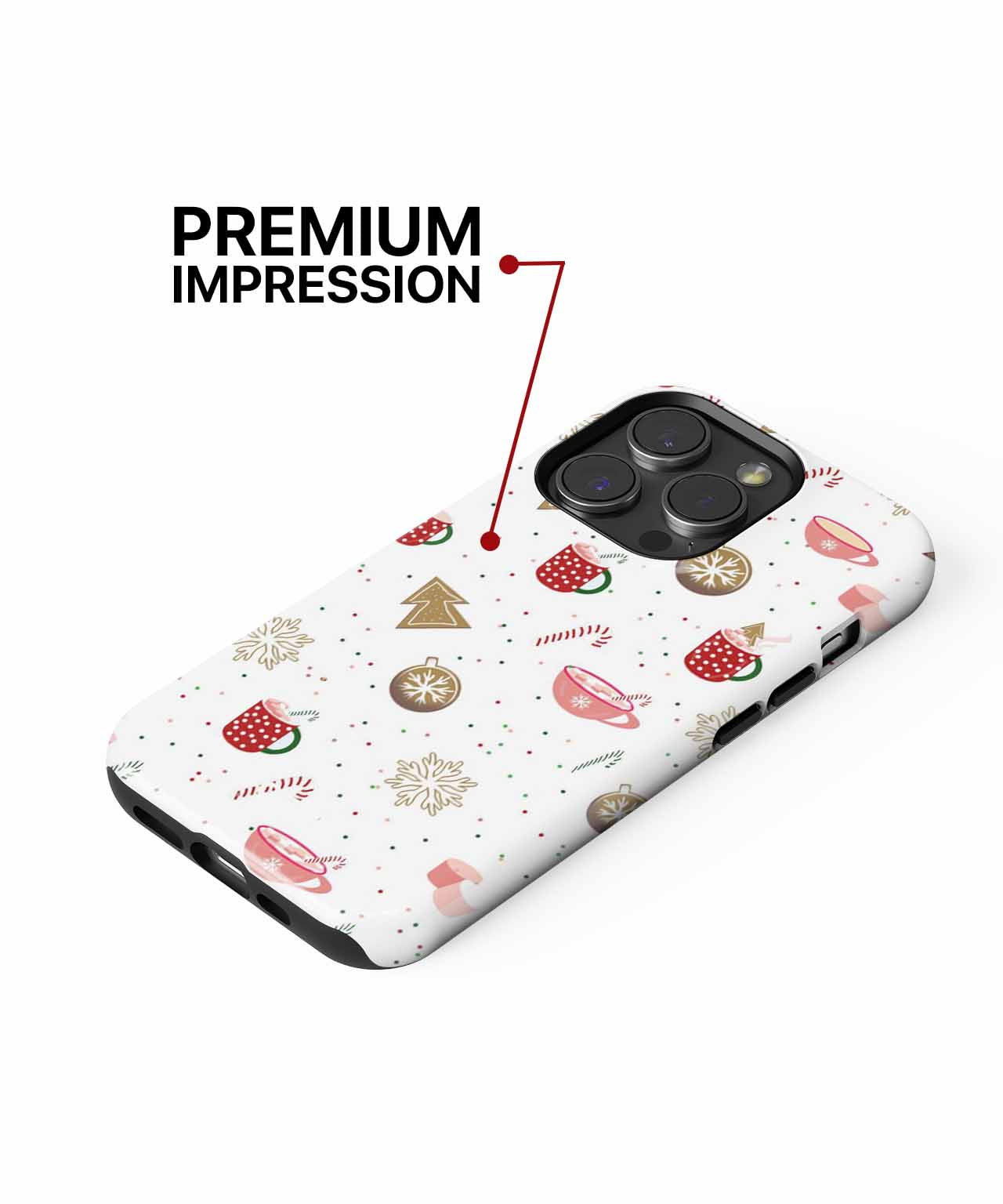 Cozy Christmas Treats In Every Cup iPhone case Case Cazify - Delivery Canada