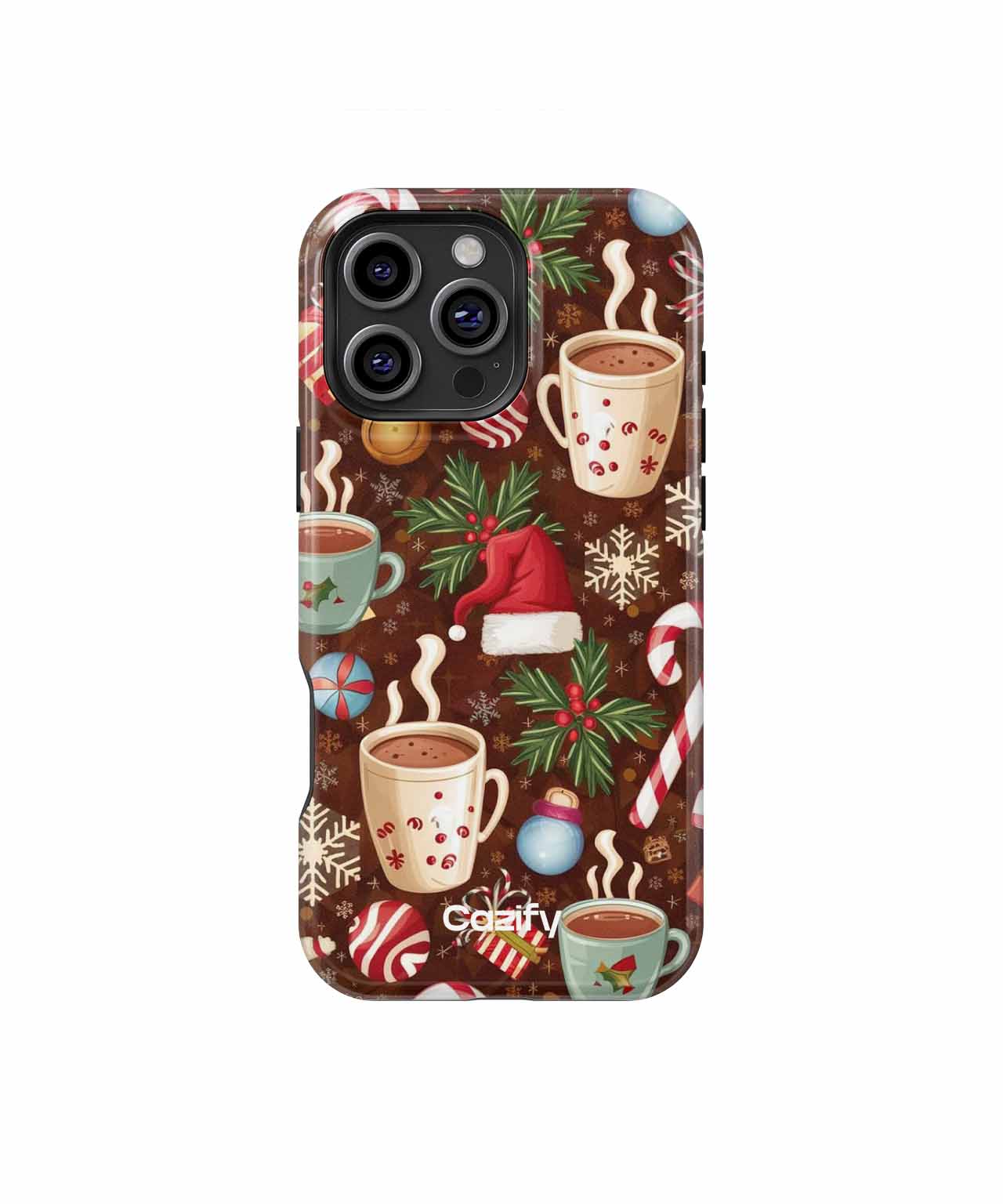 Cozy festive beverage delight iPhone case Case Cazify - Delivery Canada