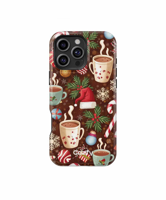 Cozy festive beverage delight iPhone case Case Cazify - Delivery Canada