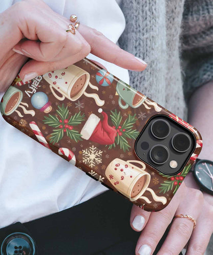 Cozy festive beverage delight iPhone case Case Cazify - Delivery Canada