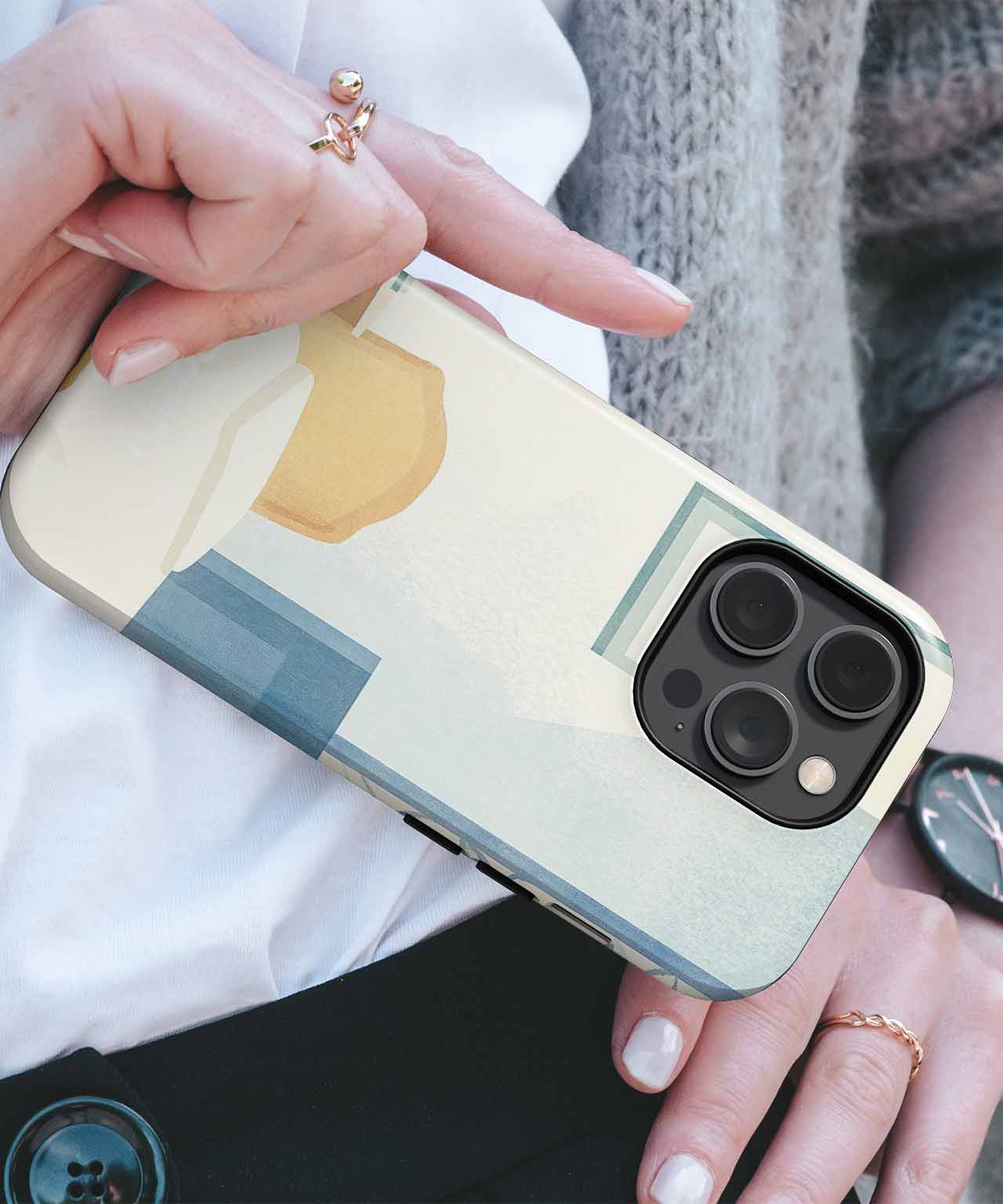 Cozy pastel bedroom with a twist iPhone case Case Cazify - Delivery Canada