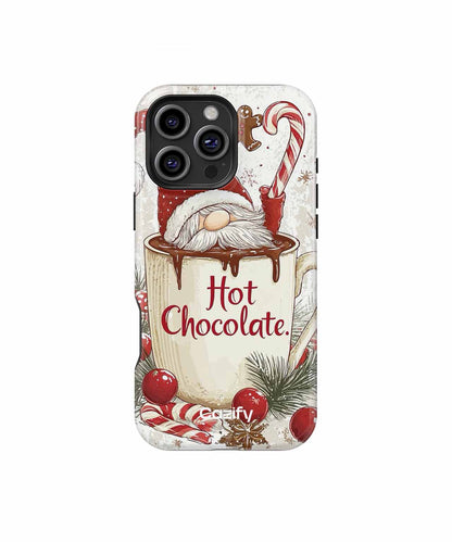 Cozy Santa Sipping Hot Chocolate iPhone case Case Cazify - Delivery Canada