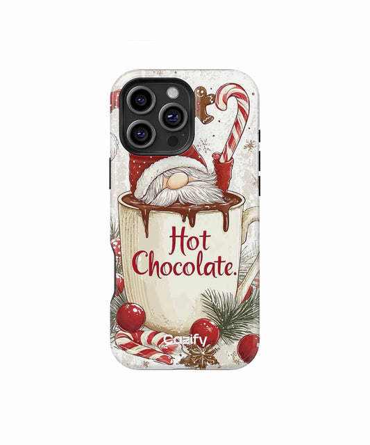 Cozy Santa Sipping Hot Chocolate iPhone case Case Cazify - Delivery Canada