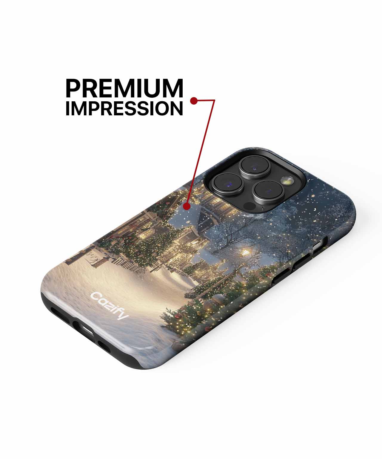 Cozy Snowy Winter Wonderland Adventure iPhone case Case Cazify - Delivery Canada