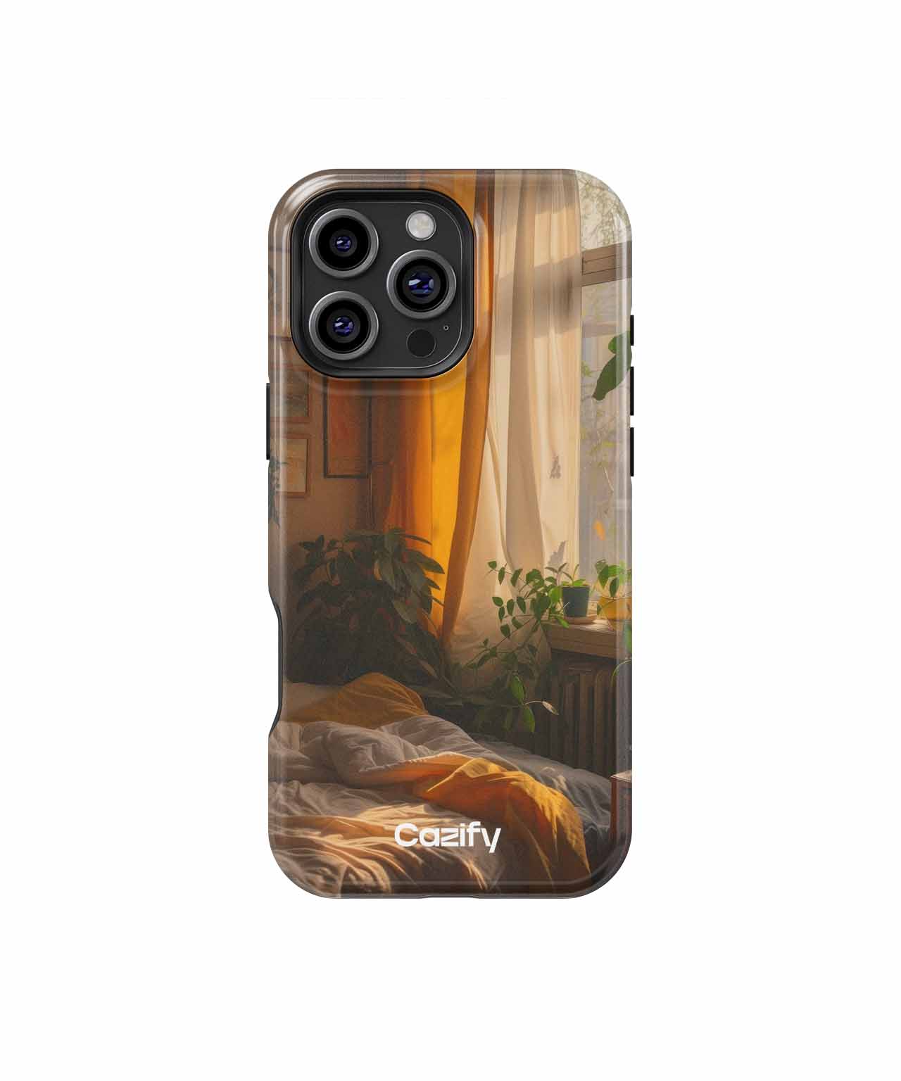 Cozy Sunlit Bedroom Oasis iPhone case Case Cazify - Delivery Canada