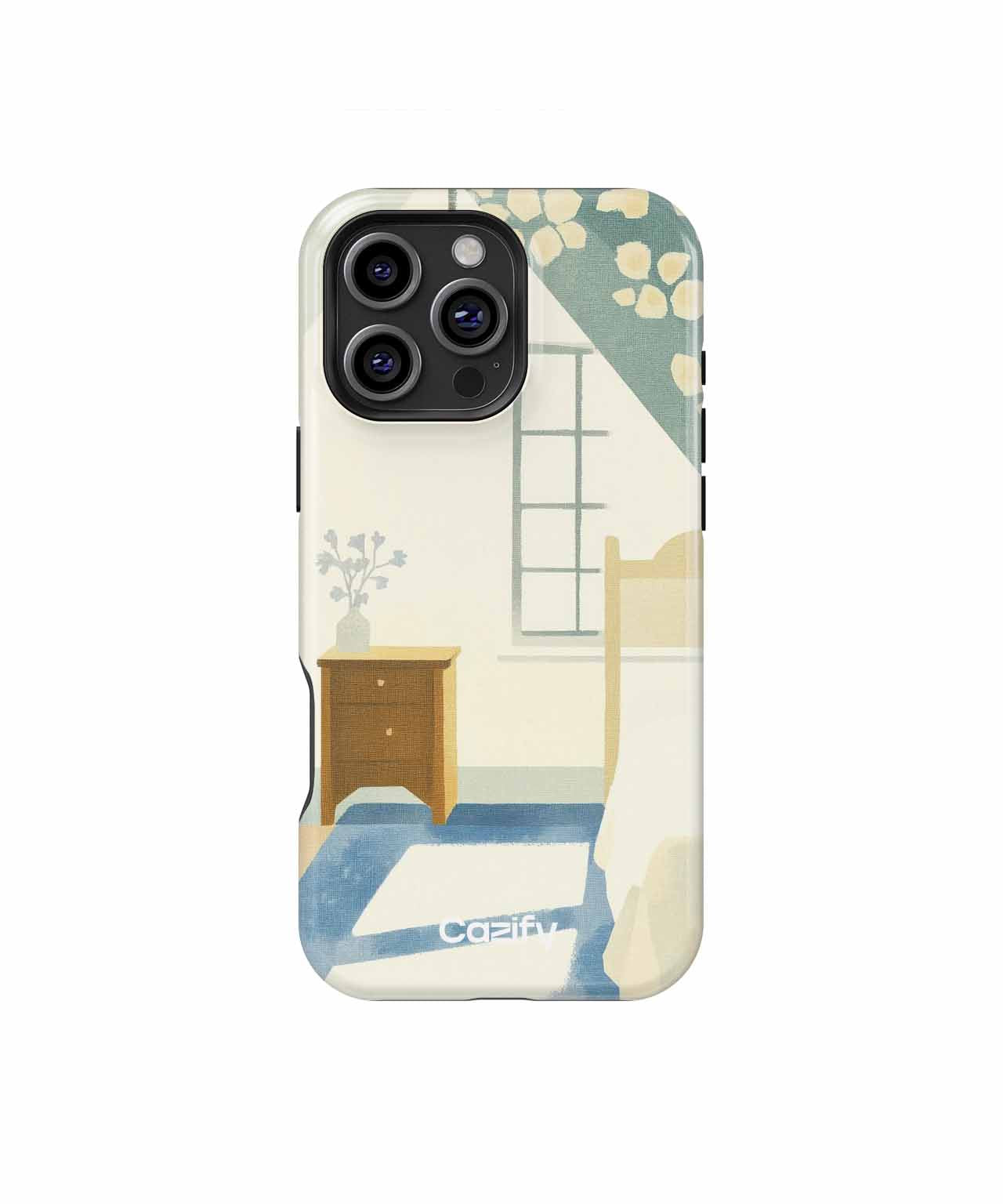 Cozy Sunlit Bedroom with Floral Charm iPhone case Case Cazify - Delivery Canada