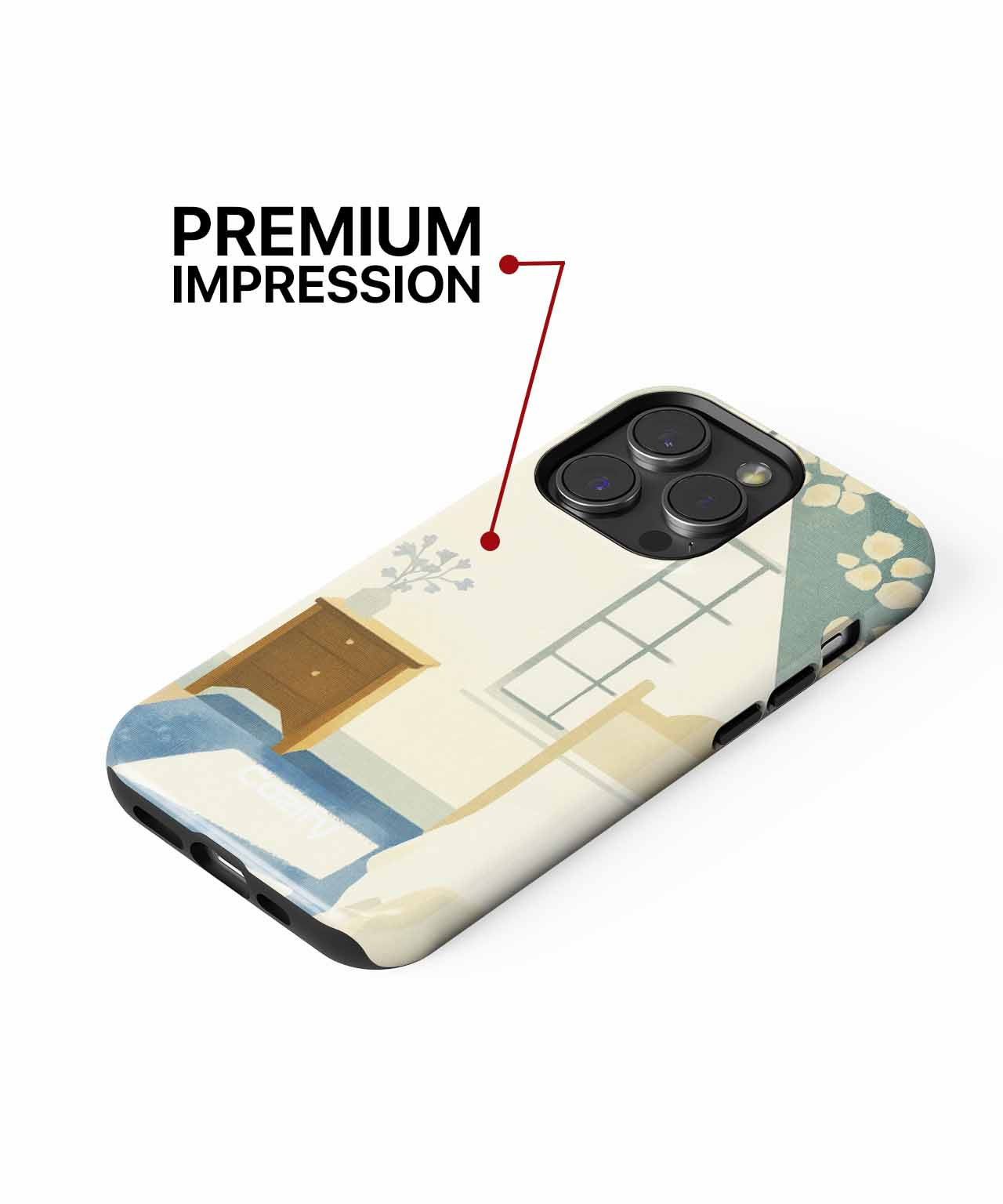 Cozy Sunlit Bedroom with Floral Charm iPhone case Case Cazify - Delivery Canada