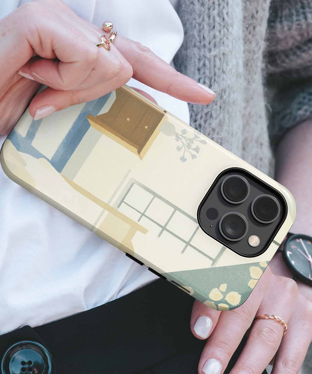 Cozy Sunlit Bedroom with Floral Charm iPhone case Case Cazify - Delivery Canada