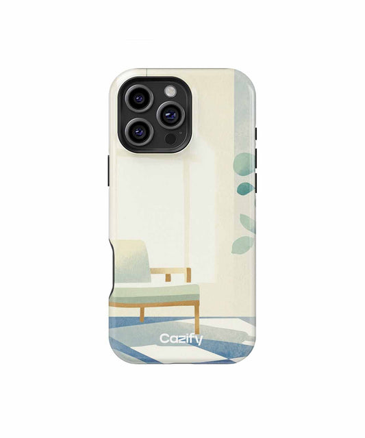 Cozy Sunlit Living Space with Plants iPhone case Case Cazify - Delivery Canada