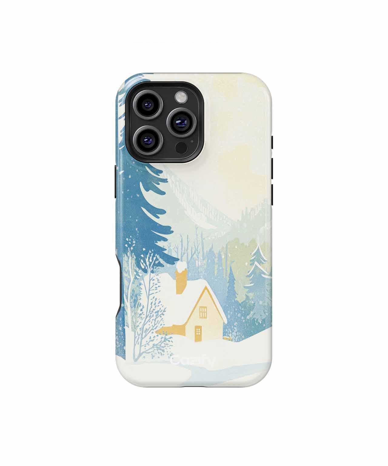 Cozy Winter Retreat in Snowy Bliss iPhone case Case Cazify - Delivery Canada