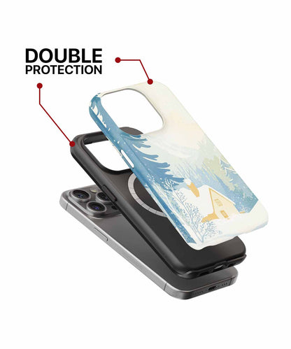 Cozy Winter Retreat in Snowy Bliss iPhone case Case Cazify - Delivery Canada