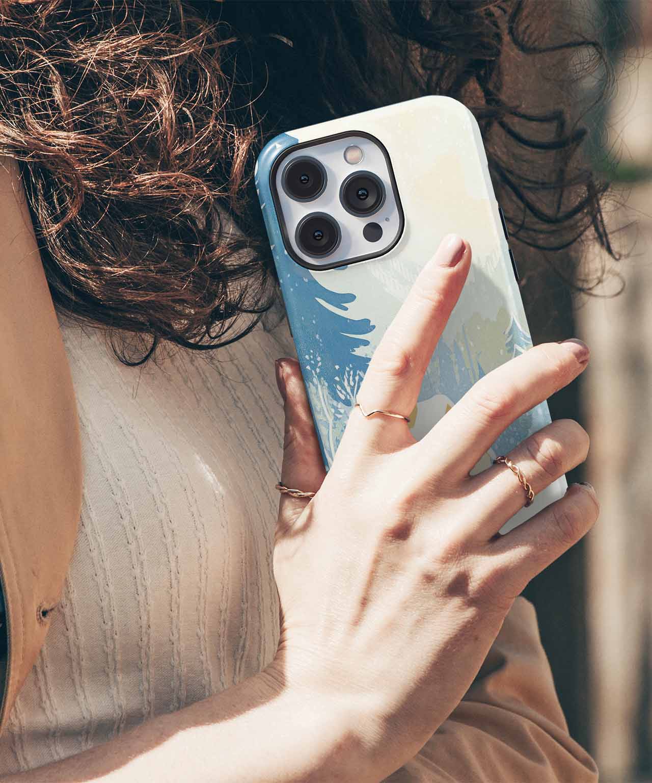 Cozy Winter Retreat in Snowy Bliss iPhone case Case Cazify - Delivery Canada