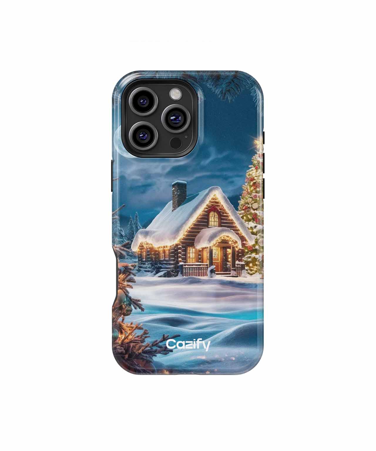 Cozy Winter Wonderland Christmas Scene iPhone case Case Cazify - Delivery Canada