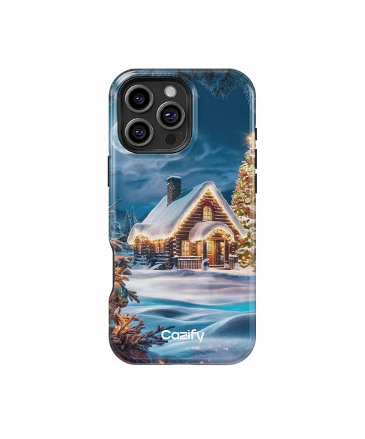 Cozy Winter Wonderland Christmas Scene iPhone case Case Cazify - Delivery Canada