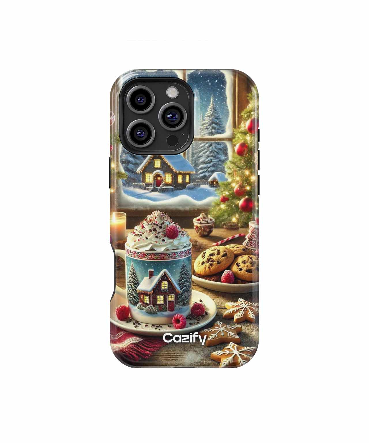 Cozy Winter Wonderland Hot Cocoa Celebration iPhone case Case Cazify - Delivery Canada