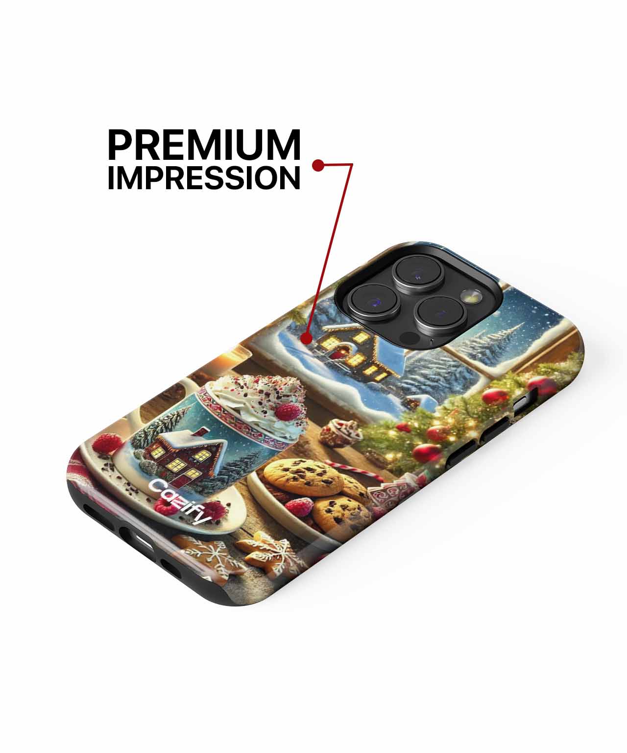 Cozy Winter Wonderland Hot Cocoa Celebration iPhone case Case Cazify - Delivery Canada