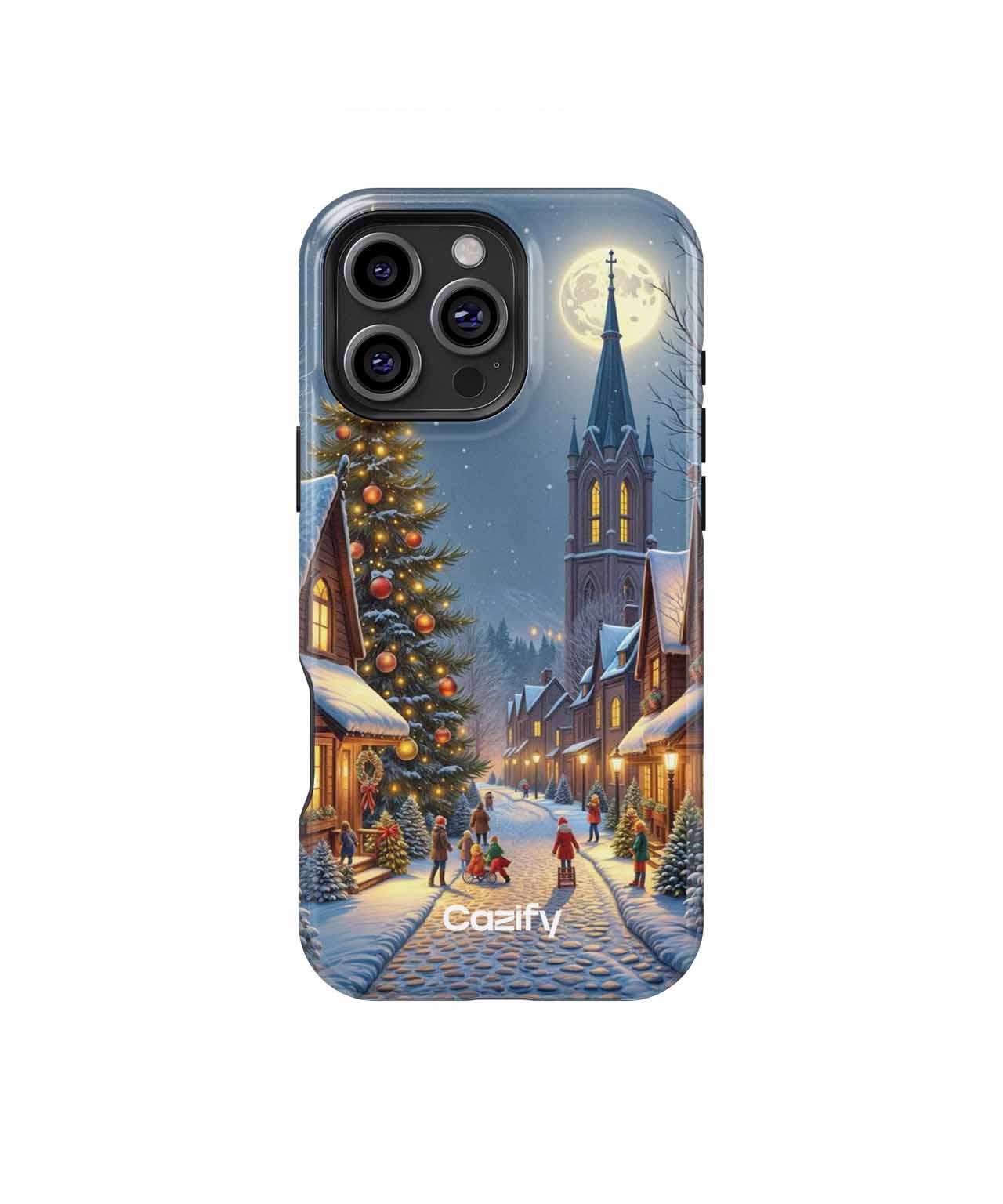 Cozy Winter Wonderland with Christmas Cheer iPhone case Case Cazify - Delivery Canada