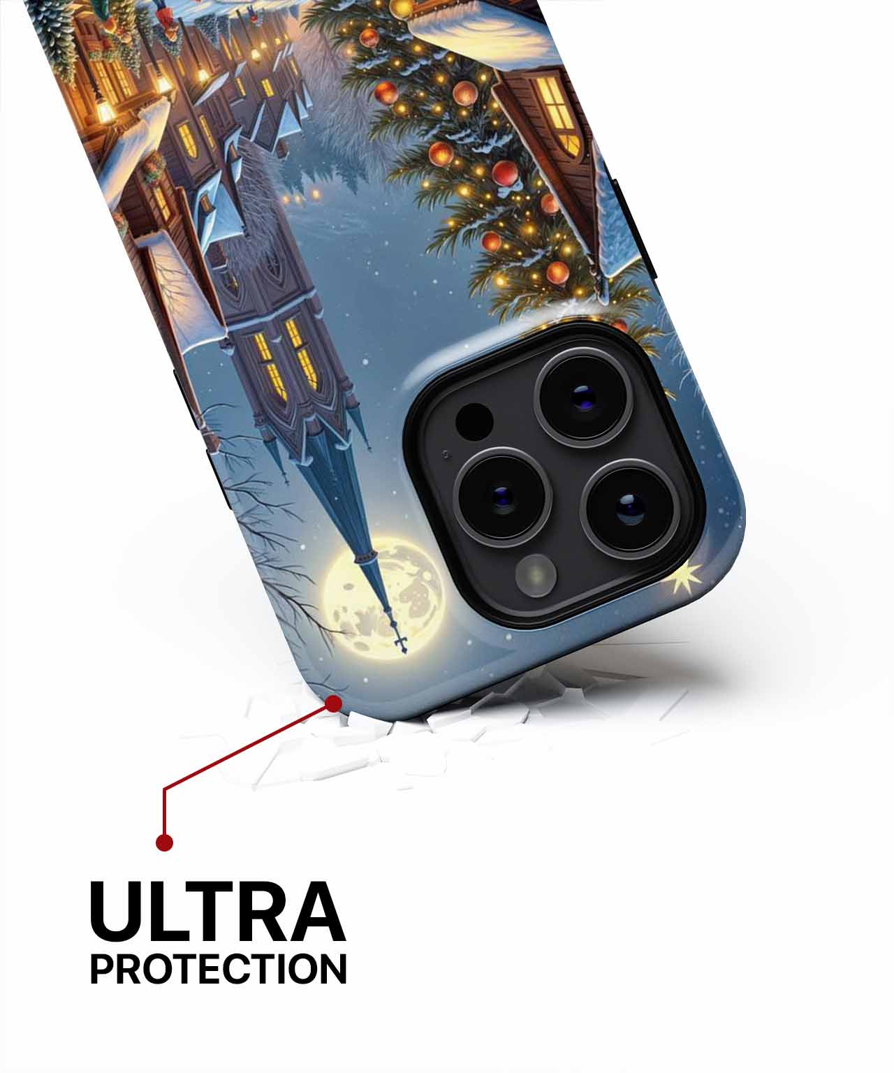 Cozy Winter Wonderland with Christmas Cheer iPhone case Case Cazify - Delivery Canada
