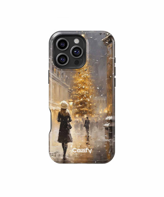 Cozy Winter Wonderland with Sparkling Lights iPhone case Case Cazify - Delivery Canada