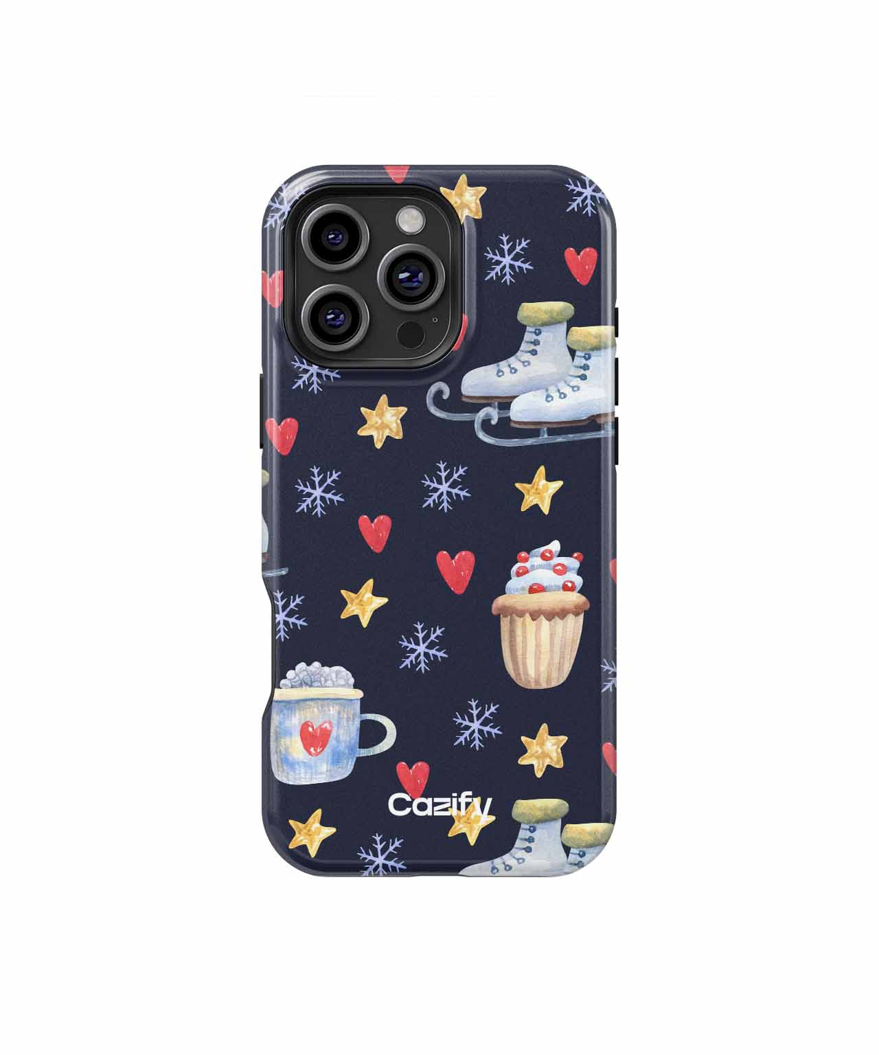 Cozy Winter Wonderland with Treats iPhone case Case Cazify - Delivery Canada