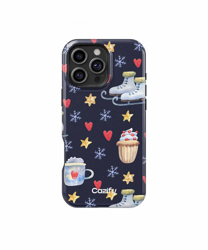 Cozy Winter Wonderland with Treats iPhone case Case Cazify - Delivery Canada