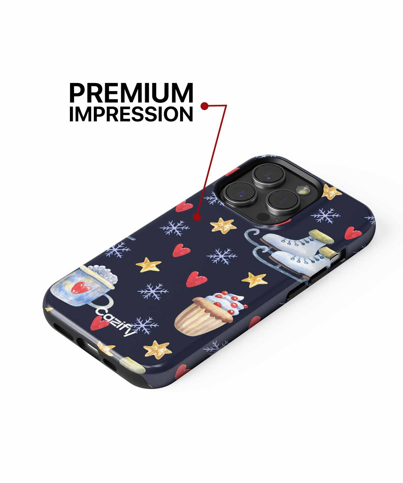 Cozy Winter Wonderland with Treats iPhone case Case Cazify - Delivery Canada