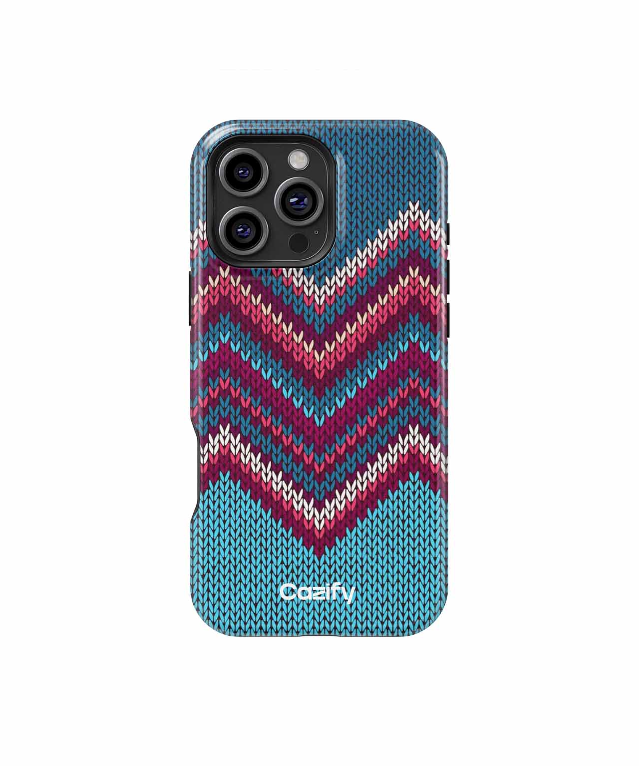 Cozy Zigzag Knit Pattern for Winter iPhone case Case Cazify - Delivery Canada