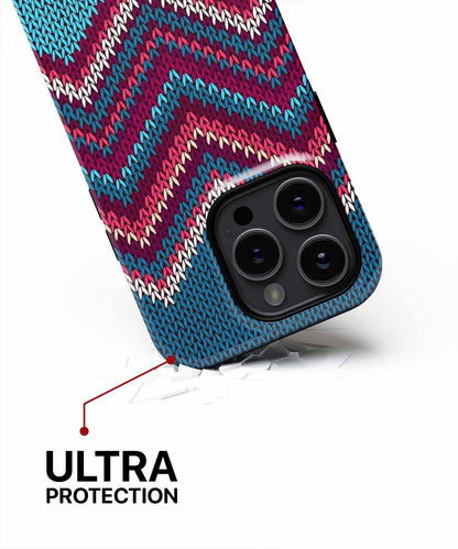 Cozy Zigzag Knit Pattern for Winter iPhone case Case Cazify - Delivery Canada