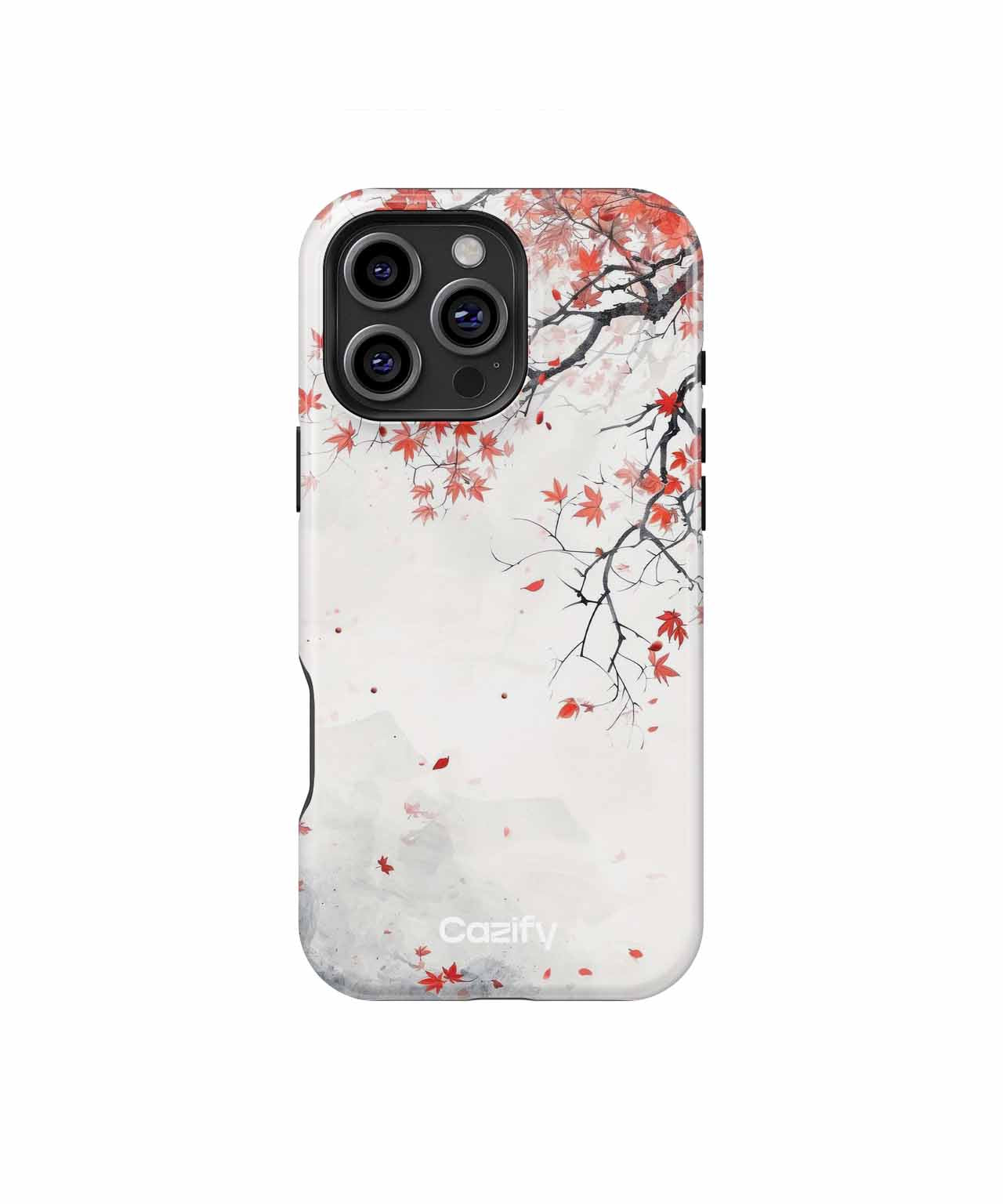 Crimson Autumn Leaves Dancing iPhone case Case Cazify - Delivery Canada