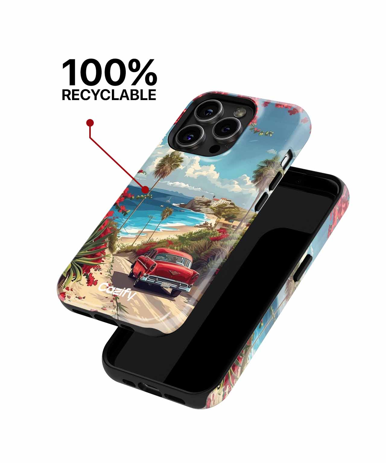 Cruising Through Tropical Paradise iPhone case Case Cazify - Delivery Canada