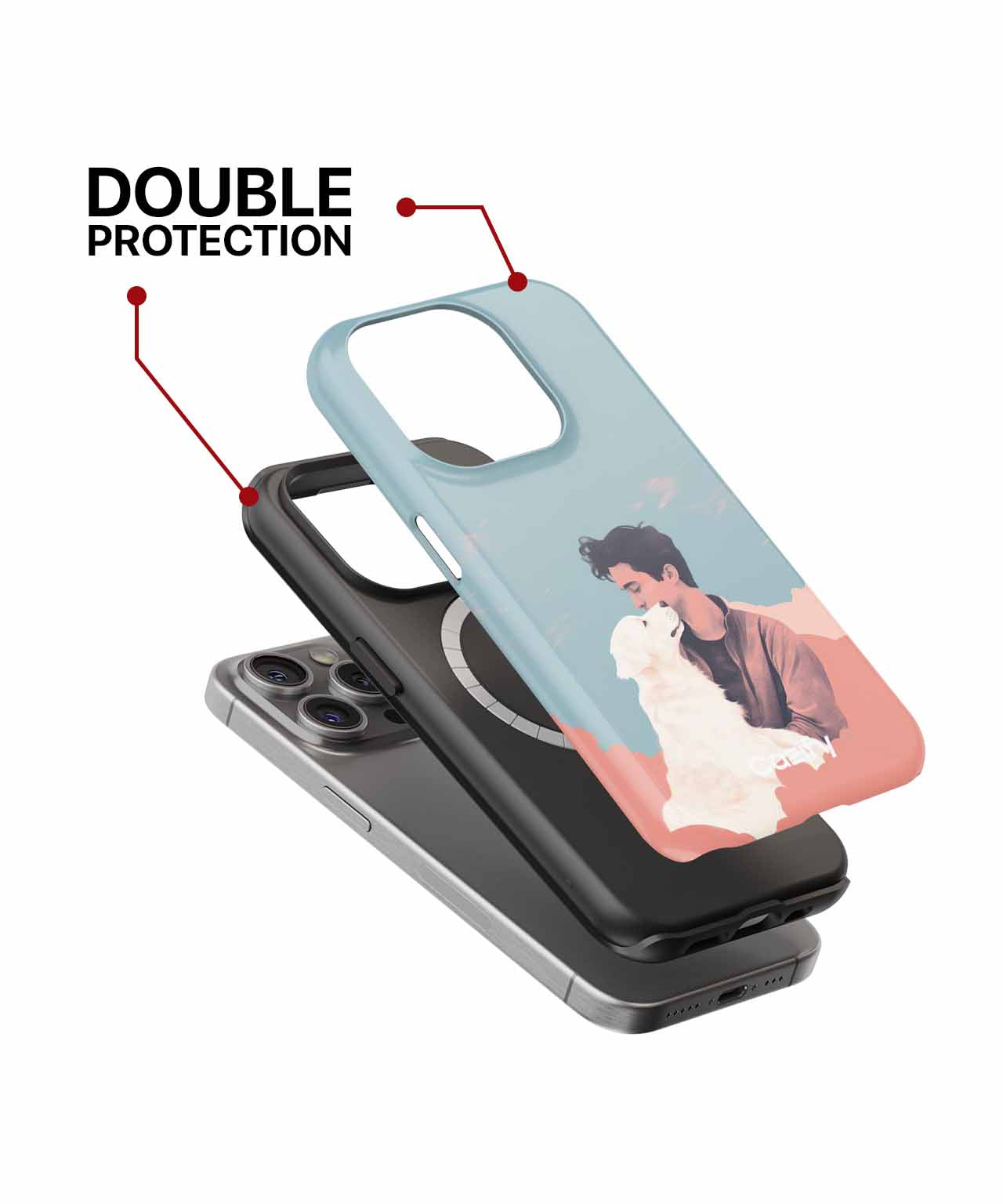 Cuddly Moments with My Furry Bestie iPhone case Case Cazify - Delivery Canada